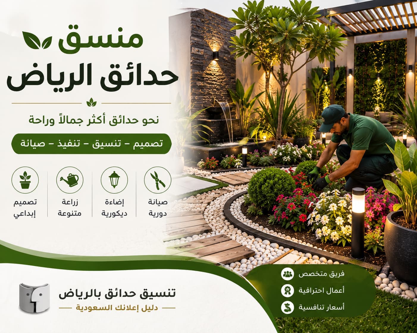 منسق حدائق الرياض